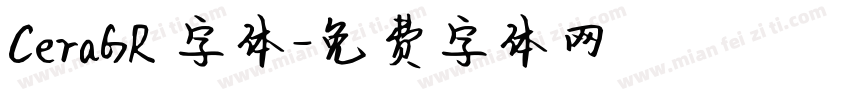 CeraGR 字体字体转换